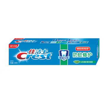 佳潔士健康專家防蛀修護(hù)牙膏(晶瑩薄荷) 200g