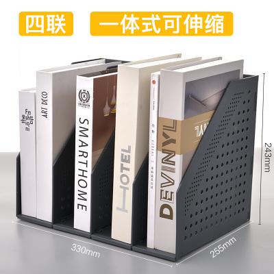 得力(deli) 78996(黑色)四聯(lián)折疊文件框